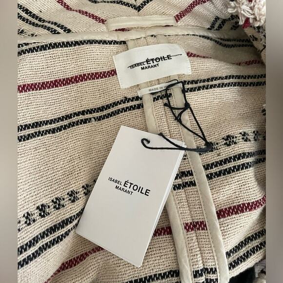 Isabel Marant Striped Jacket Coat - Picture 11 of 12